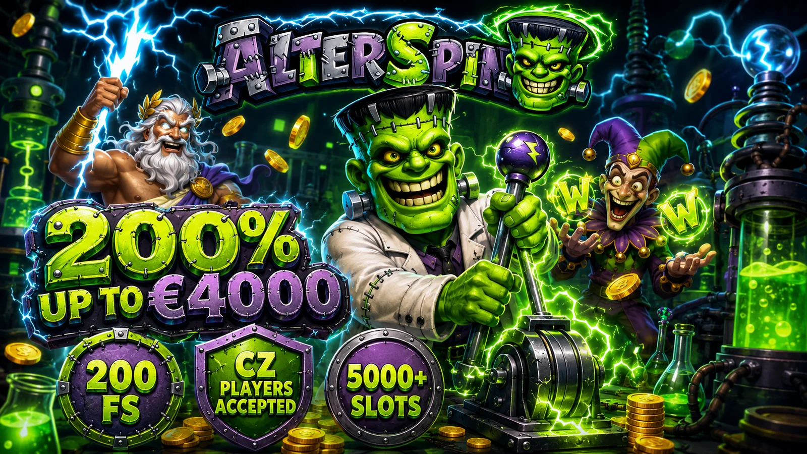 Alter Spin Casino – oficiální web, uvítací bonus a automaty